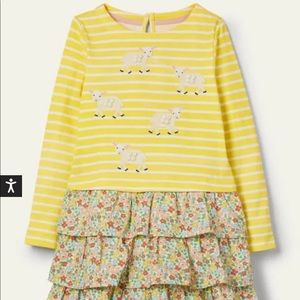 NWT Mini Boden Appliqué Hotchpotch Dress